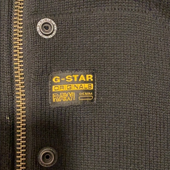 G-Star Raw Fleece Zip Through Sweater - Picture 3 of 7
